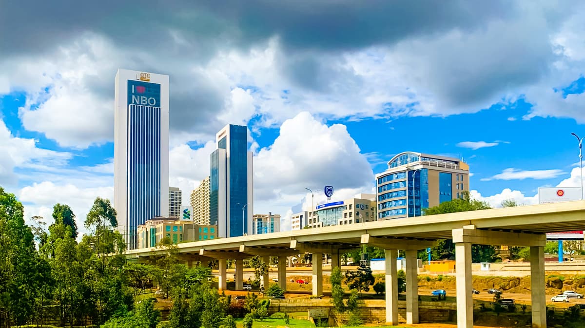 Nairobi City Skyline